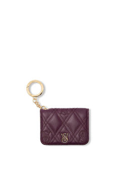 Victoria's Secret - Purple Flap Card Case Keychain