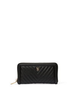 Victoria's Secret - Large Zipped Black Wallet