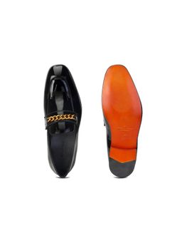 SHUTIQ - Catena Bar Black Loafers