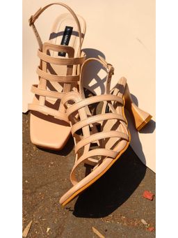 Shradha Hedau Footwear Couture - Dune Beige Heels