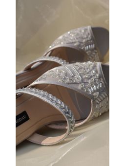 Shradha Hedau Footwear Couture - Clarion Grey Wedges Heels