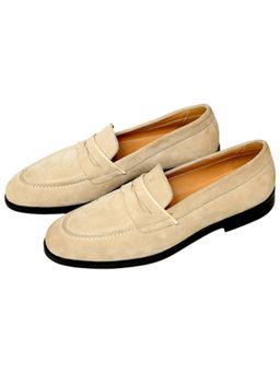 SHUTIQ - Albaster Rawhide Ivory Loafers