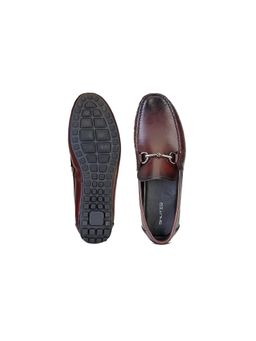 SHUTIQ - Baran Cocoa Brown Lather Loafers