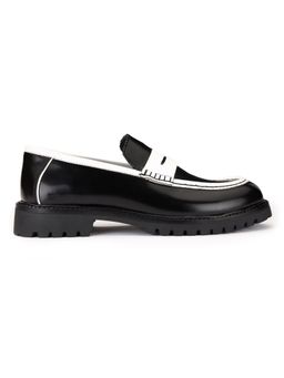 SHUTIQ - Barbados Black Lather Loafers