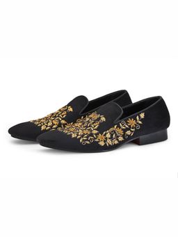 SHUTIQ - Bardoz Coal Loafers