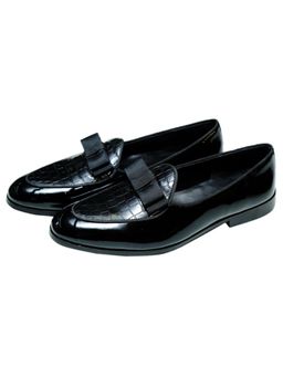 SHUTIQ - Batwing Croco Loafers