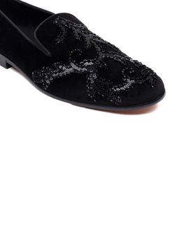 SHUTIQ - Bellona Coal Black Oxfords Shoes