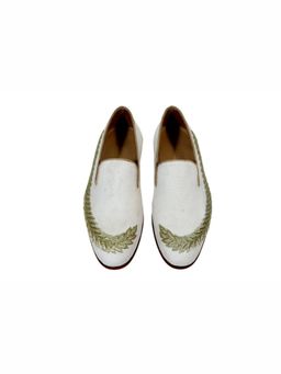SHUTIQ - Bergello Ivory Loafers
