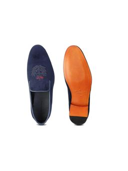 SHUTIQ - Crown Laurus Blue Loafers