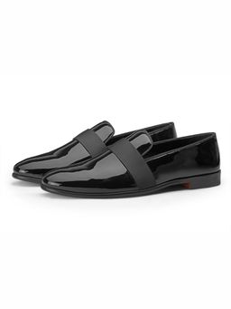 SHUTIQ - Cummerbund Patent Loafers