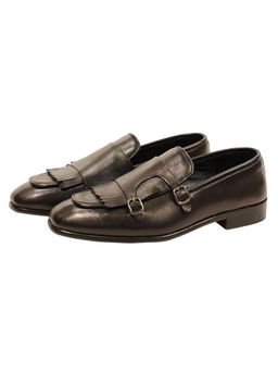 SHUTIQ - Jodhpur Black Shoes