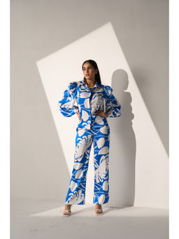 Myclo - Blue Diamond - Shirt with Pant Co-Ord (Set of 2)