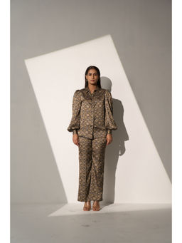 Myclo - Golden Girl - Shirt with Pant Co-Ord (Set of 2)