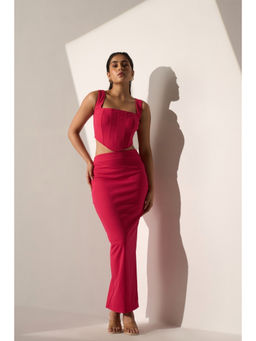 Myclo - Ella - Boned Corsetry Top and A Skirt (Set of 2)