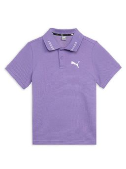 Puma - Ottoman Boys Purple Polo T-Shirt