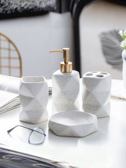 UMAI - Set Of Soap Dispenser 4Pcs-White