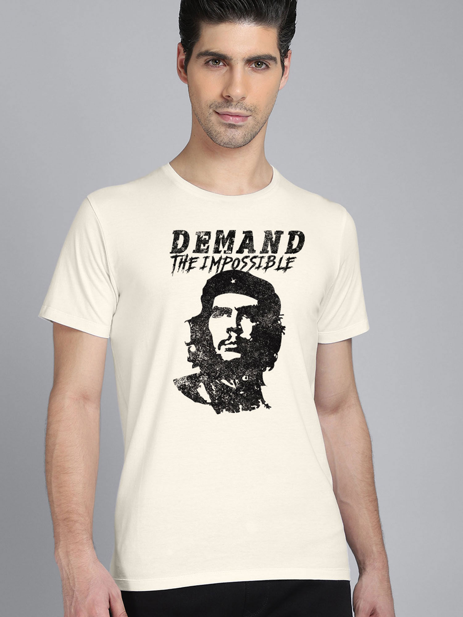 Che Guevara Printed White Tshirt 