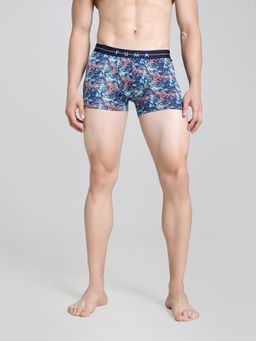 Puma - Nyl Printed Mens Blue Trunk