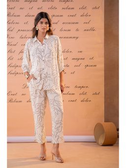 Juniper - Women White Whisper Tunic With Pant