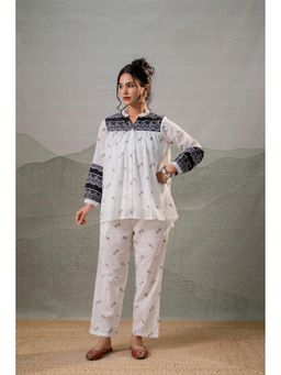 Juniper - Women White Kalaa Printed Tunic With Pant