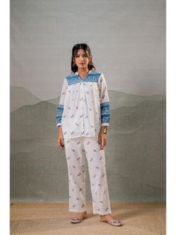 Juniper - Women Indigo Kalaa Printed Tunic With Pant