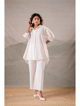 Juniper - Women White Whisper Relaxed Top With Pant