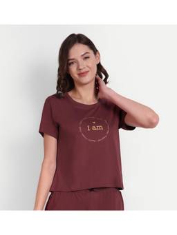 Bedtime Story - Maroon T-Shirt