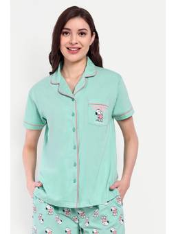 Bedtime Story - Notch Collar with Peanut Pocket Shirt