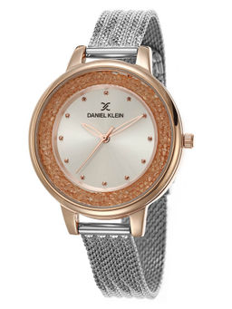 Daniel Klein - Analog Silver Dial Women's Watch-DK.1.12404-4