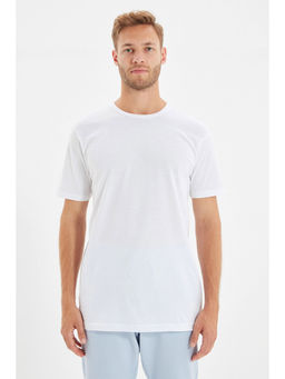 Trendyol - Man White T-Shirt