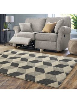 Saral Home - Grey Microfiber Carpet -120x180 cm