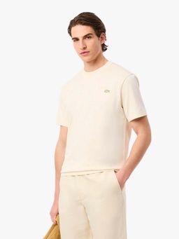 Lacoste - Heavy Embroidered Signature T-Shirt- White