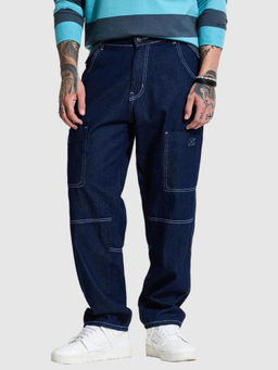 Snitch - Men Blue Solid Clean Look Jeans
