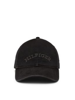 Tommy Hilfiger - Logo Black Cotton Baseball Cap