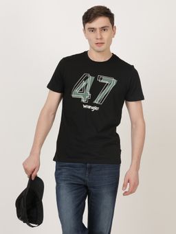 Wrangler - Mens Regular Black T-Shirt