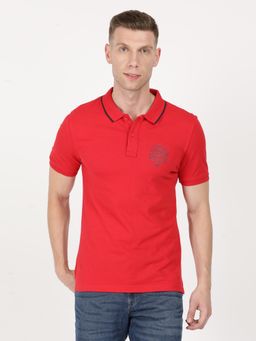 Wrangler - Men Ski Patrol Solid Regular Polo T-Shirt