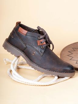 BUCKAROO - Jaripeo DELMAR Premium Vegan Synthetic Brown Casual Shoes for Men