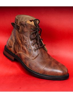 BUCKAROO - APACHEE crumbald Leather Casual Boots Tan