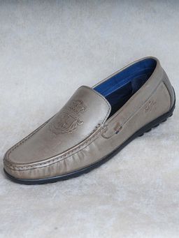 BUCKAROO - Pawel Crust Leather Brown Casual Loafers