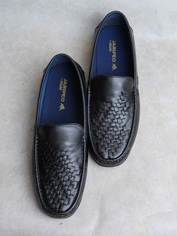 Jaripeo by BUCKAROO - Hamel Vegan Leather Black Men Loafers