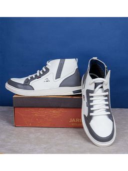 Jaripeo by BUCKAROO - Pefen Vegan Leather White Casual Boots for Men