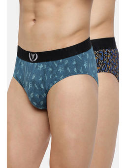 Van Heusen Innerwear - Sport Men Pack of 2 Fashion Prints & Super Soft Briefs - VSP6,VSP10