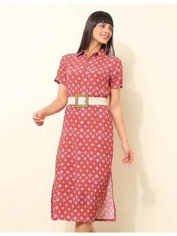 U.S. POLO ASSN. - Geometric Printed Shirt Dress (Set of 2)