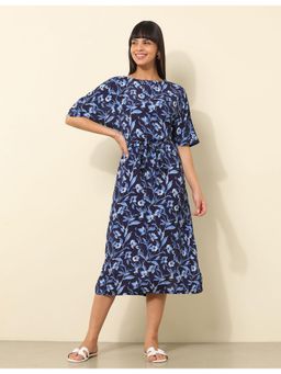 U.S. POLO ASSN. - Floral Printed Fit and Flare Midi Dress (Set of 2)