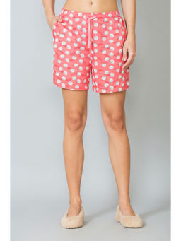 Van Heusen Woman Lingerie and Athleisure - Van Heusen Women Functional Pocket & Drawstring Waist Lounge Shorts - Pink