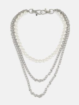 Kazo - Multilayer Jeans Chain with Pearls
