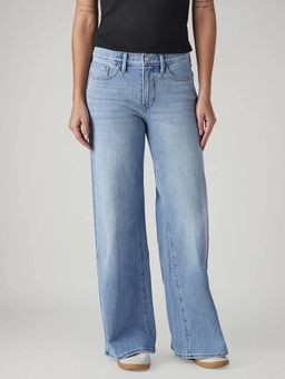 Levi's - Womens Blue Solid Jeans