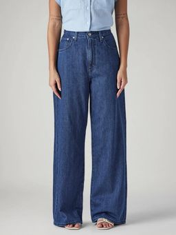 Levi's - Womens Blue Solid Jeans