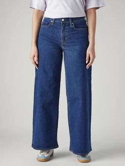 Levi's - Womens Blue Solid Jeans