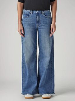 Levi's - Womens Blue Solid Jeans